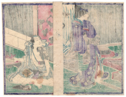 TOKUBEI L'AMANTE DEL SAKÈ (Scuola Utagawa)